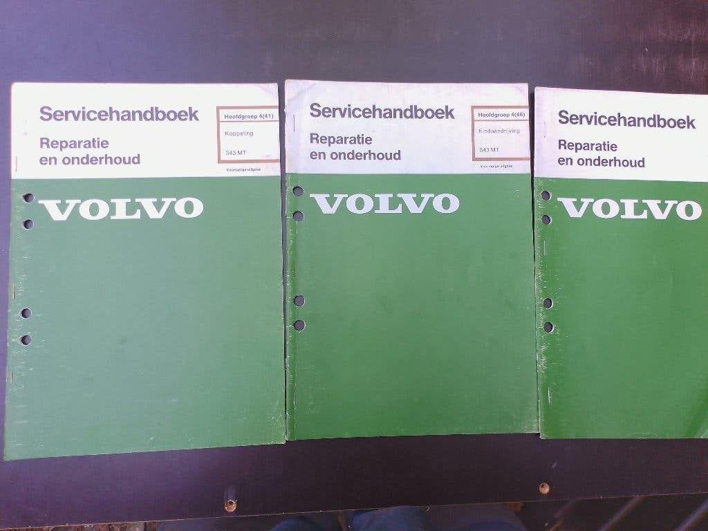 Volvo 343 dealer werkplaatsboeken MT versnellingsbak set, Ophalen of Verzenden, Gelezen, Volvo