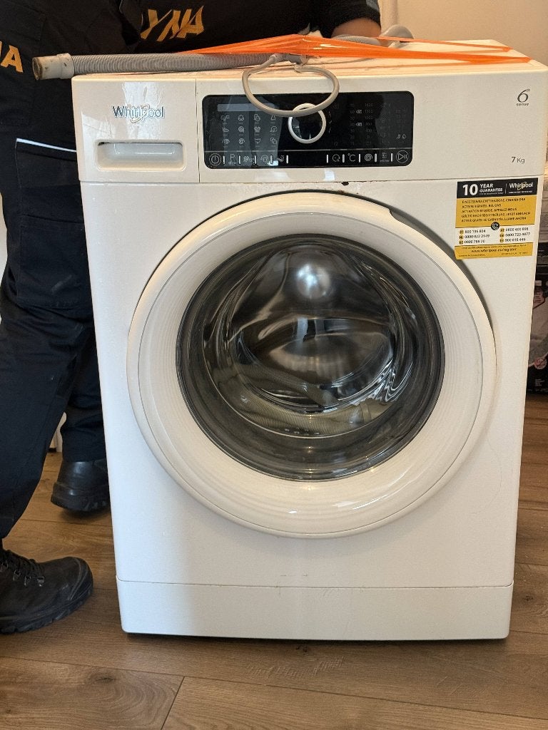 Whirlpool wasmachine FSCR 70410, Witgoed en Apparatuur, Ophalen, Gebruikt, Voorlader, 85 tot 90 cm