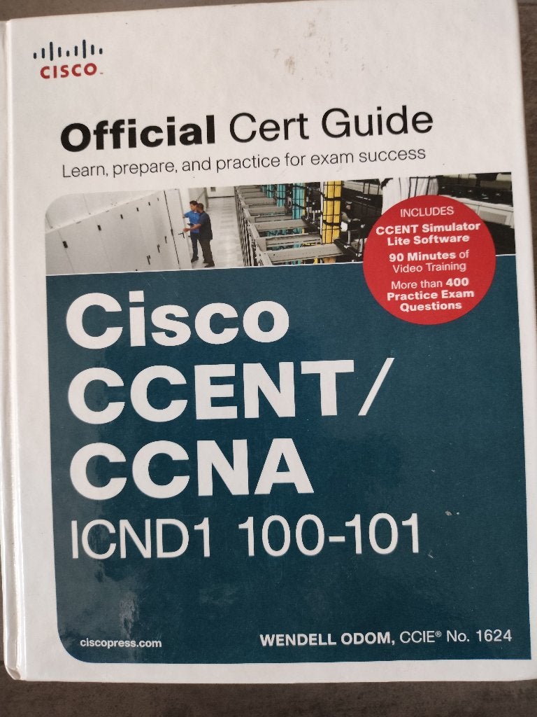 Cisco CCENT/CCNA ICND1 100-101 in nette staat, Ophalen of Verzenden, Alpha, Zo goed als nieuw, HBO