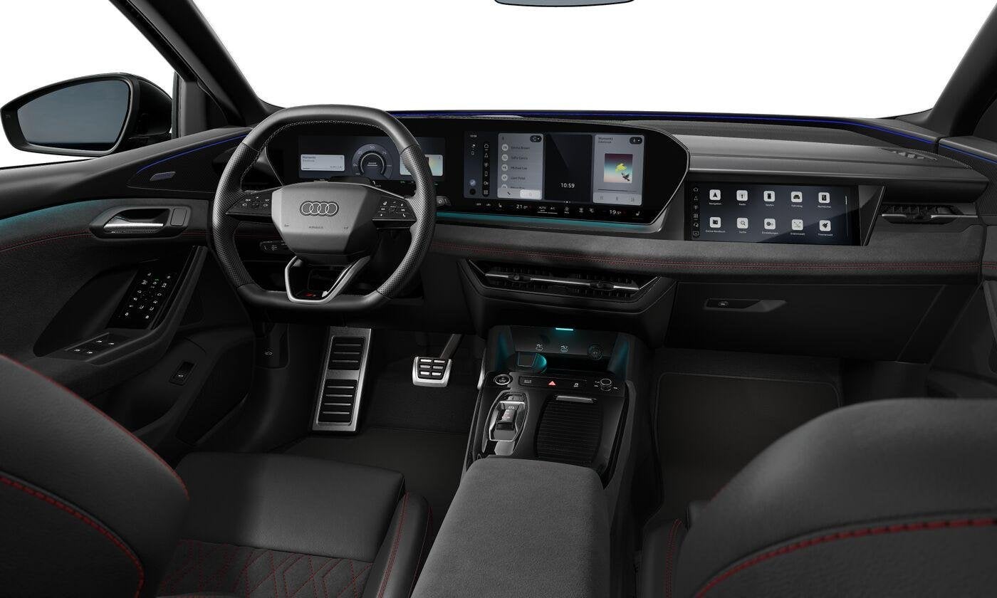 Audi Q6 e-tron S edition performance 100 kWh | Trekhaak | Am, Auto's, Gebruikt, 100 kWh, Zwart, Q6 e-tron