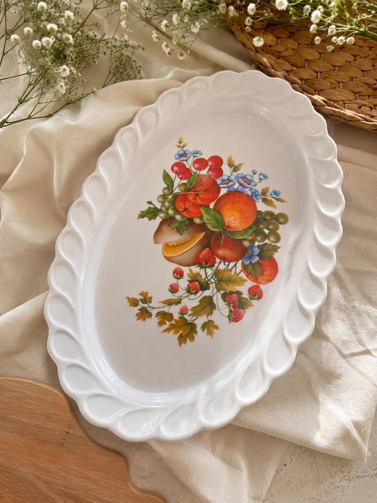Mooie grote melamine schaal, Ophalen of Verzenden