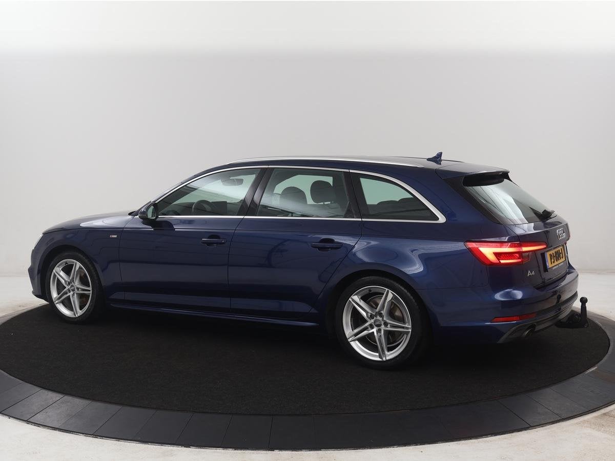 Audi A4 Avant 1.4 TFSI Sport S line edition | Half leder | C, Auto's, Gebruikt, 150 pk, Blauw, Origineel Nederlands