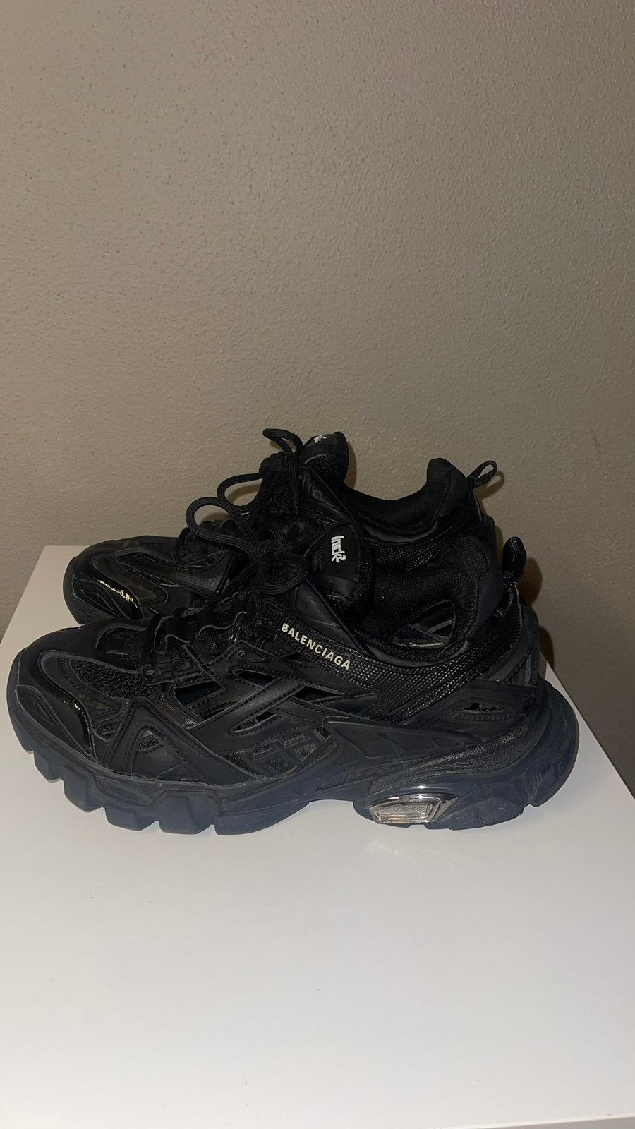 Balenciaga track2 sneakers zwart maat 38, Zwart, Ophalen of Verzenden, Sneakers of Gympen, Gedragen