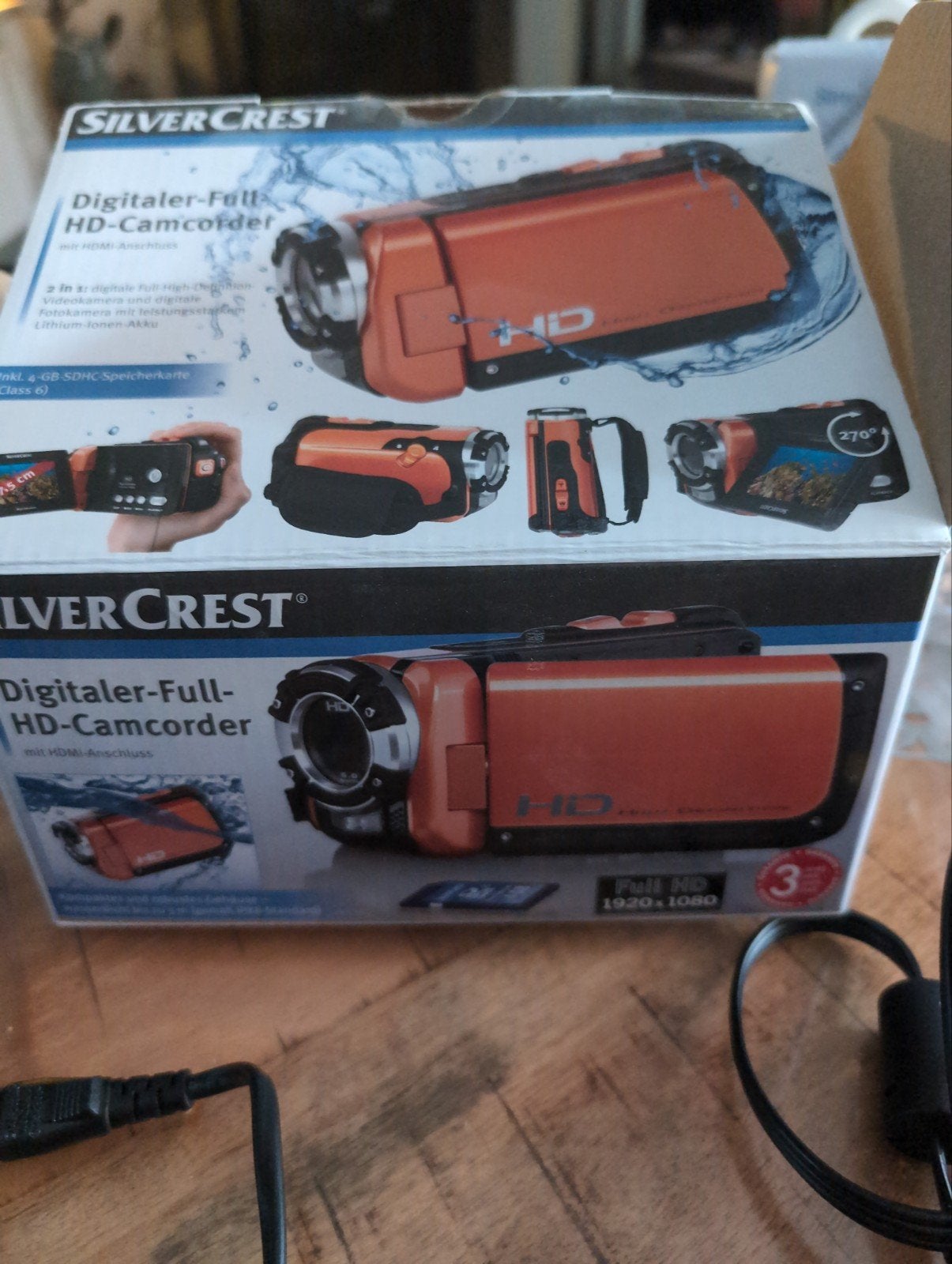 SilverCrest Digitale Full HD Camcorder (voor onderwater) met, Overige merken, Full HD, Zo goed als nieuw, Geheugenkaart