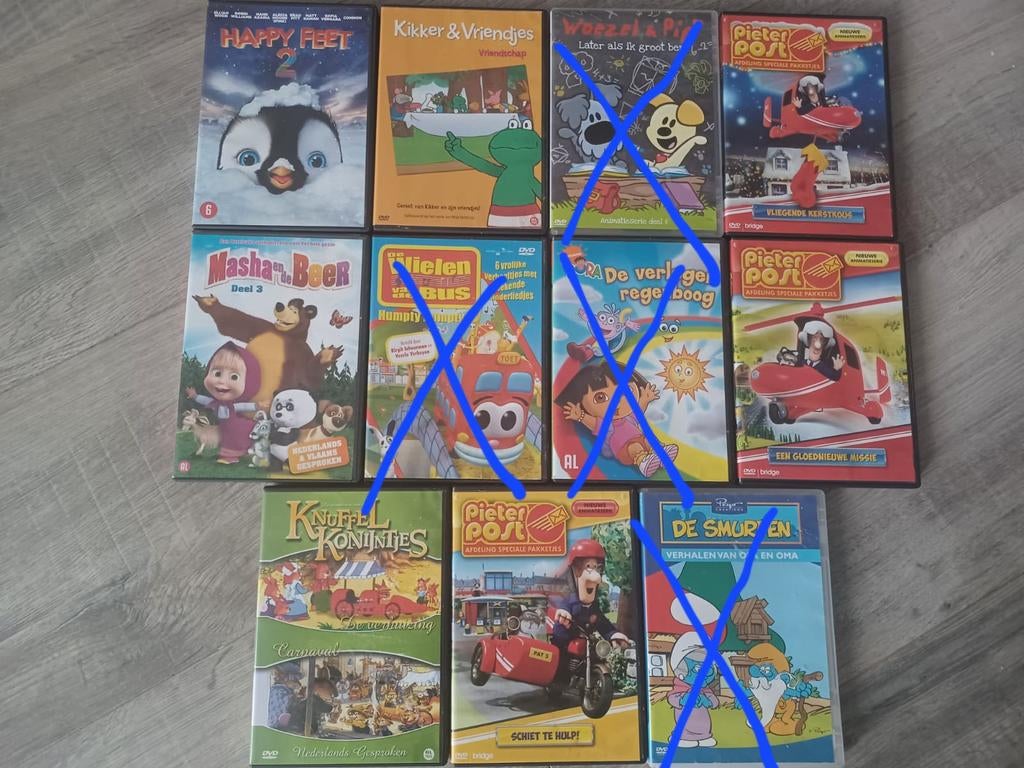 Diverse kinderdvd's, Ophalen of Verzenden, Gebruikt