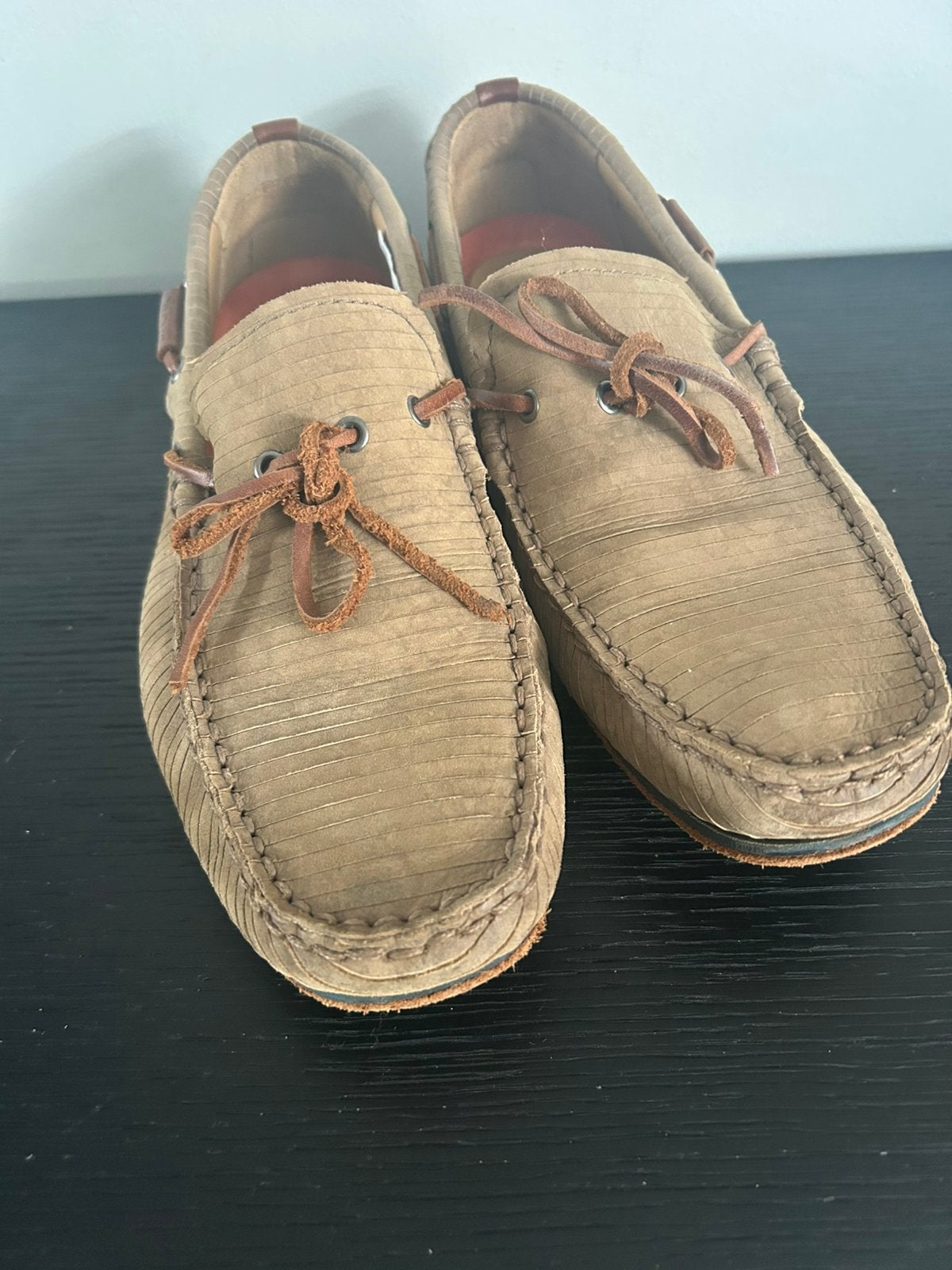 Leren. Mocassins.    40,5.   41.   Greve., Kleding | Heren, Schoenen, Ophalen of Verzenden, Zo goed als nieuw, Bruin, Loafers