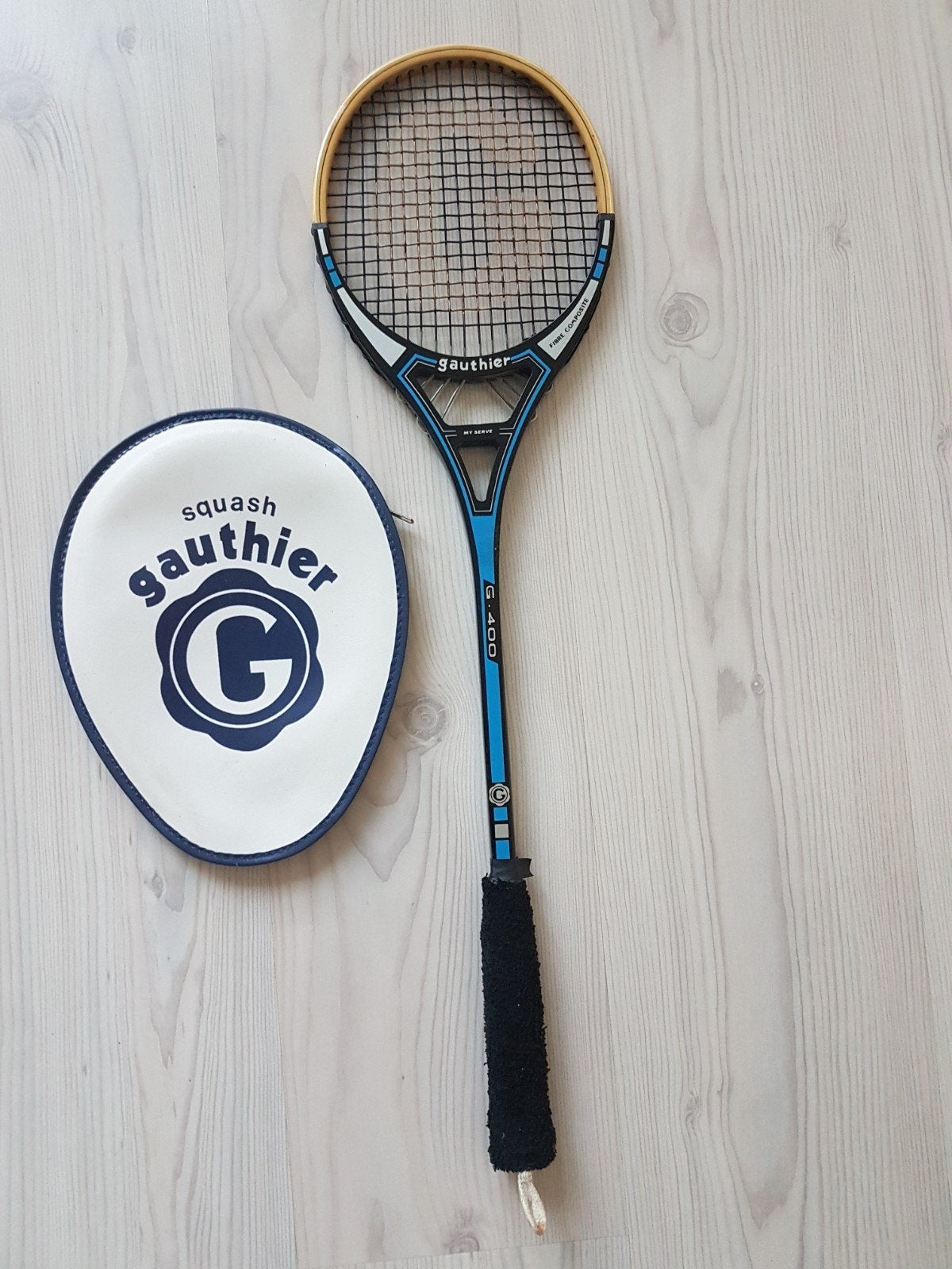 Gauthier vintage squashracket, Ophalen of Verzenden, Zo goed als nieuw, Racket(s)