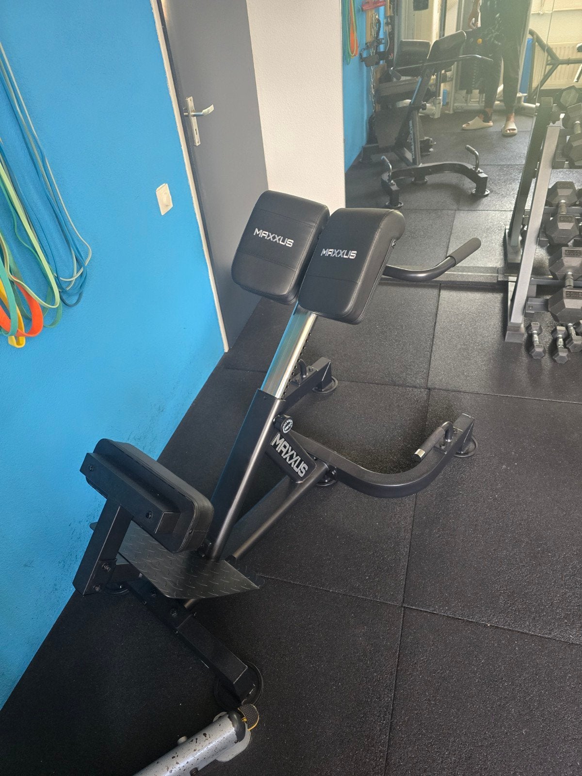 Maxxus Hyperextension Bank - Rugtrainer, Ophalen, Krachtstation, Rug, Zo goed als nieuw