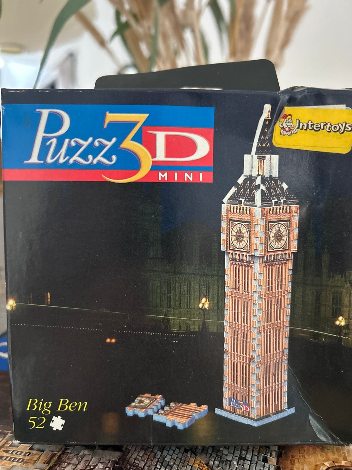 Puzz 3D Mini Big Ben 52 stukjes, Hobby en Vrije tijd, Denksport en Puzzels, Ophalen, Minder dan 500 stukjes, Gebruikt, Rubik's of 3D-puzzel