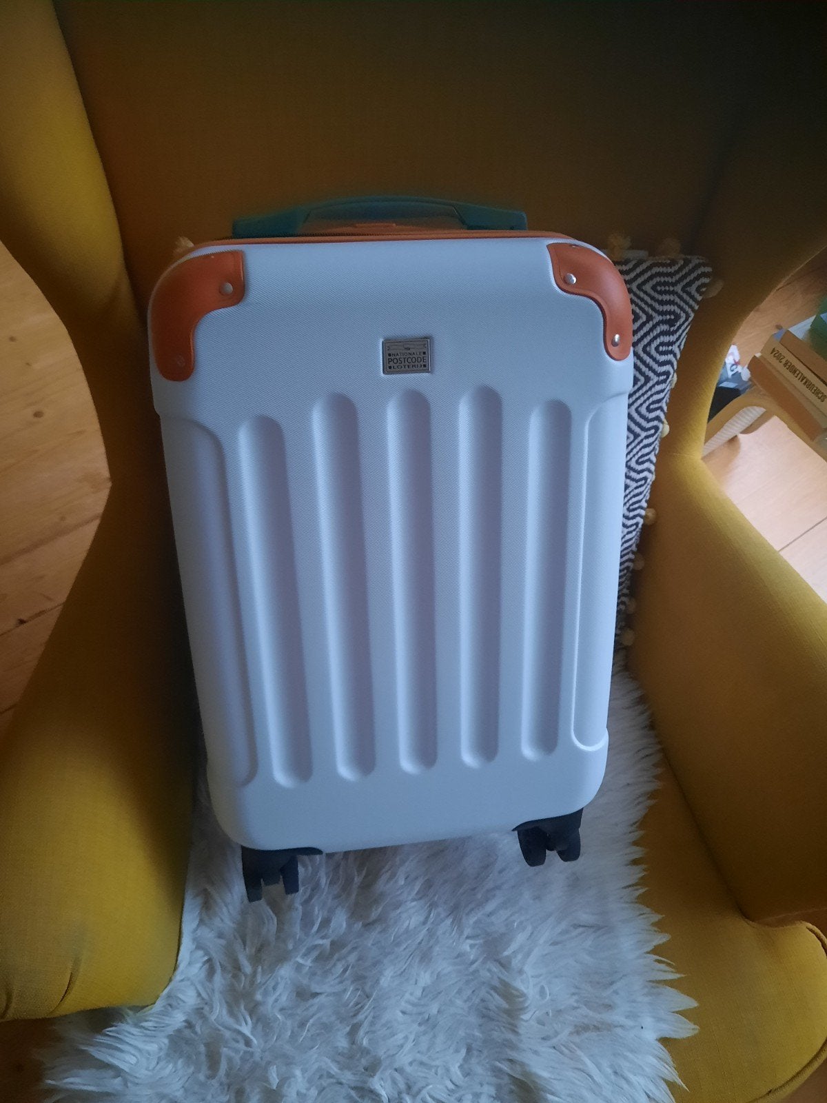 Nieuwe koffer- trolley vd postcode loterij- postcodeloterij, 50 tot 60 cm, Hard kunststof, Nieuw, Ophalen of Verzenden