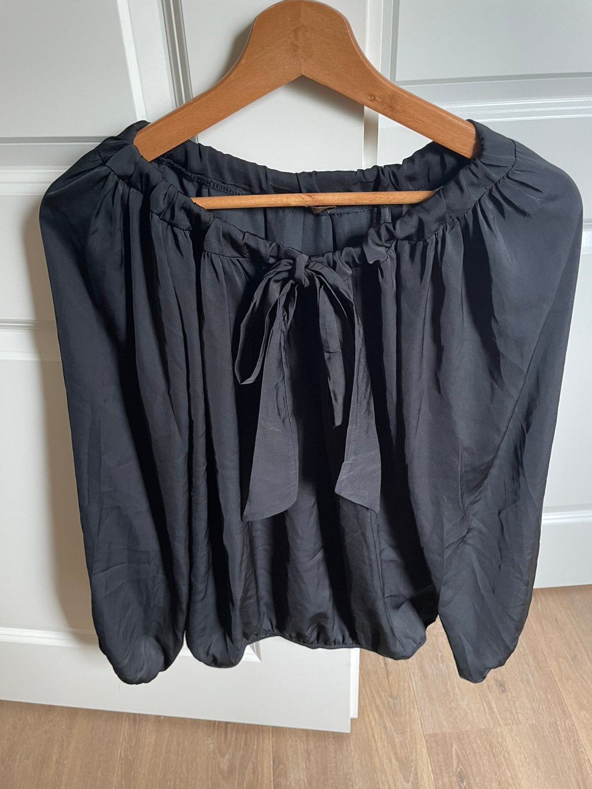 G Ricceri blouse maat L, Kleding | Dames, Blouses en Tunieken, Ophalen of Verzenden, Zo goed als nieuw, Maat 42/44 (L), Zwart
