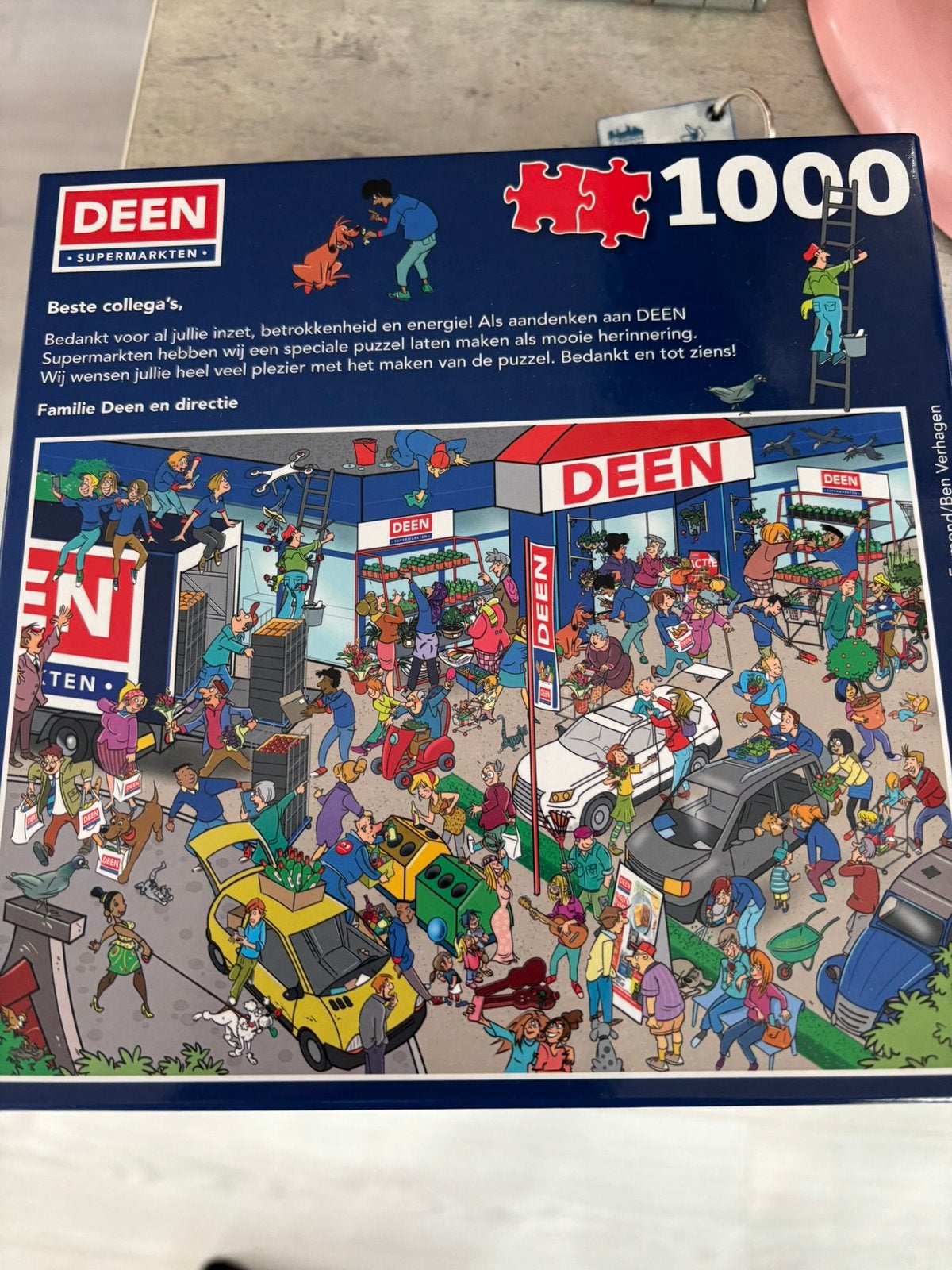 Deen supermarkt puzzel 1000 stukjes, Ophalen of Verzenden, 500 t/m 1500 stukjes, Zo goed als nieuw