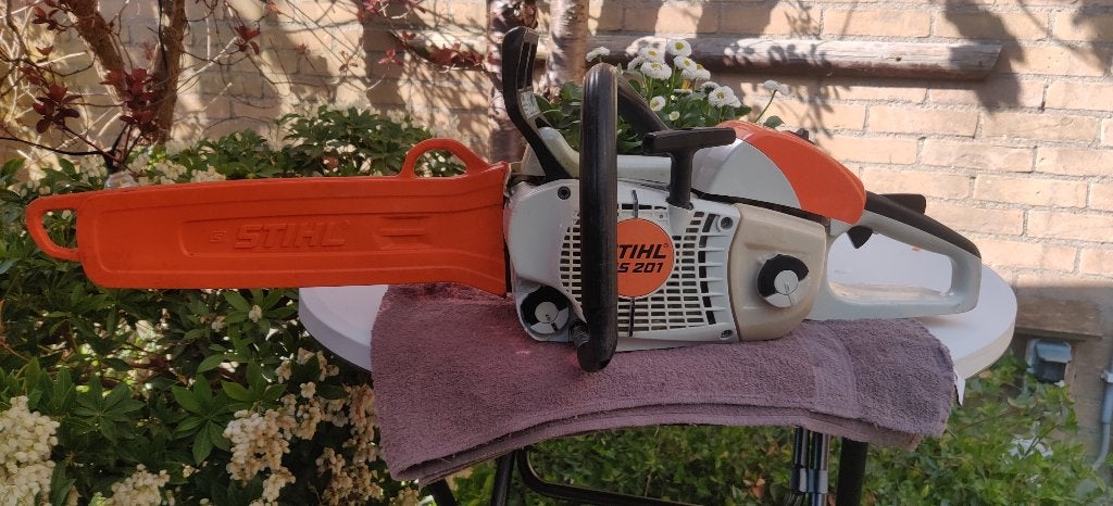 Stihl MS201 kettingzaag, Ophalen of Verzenden