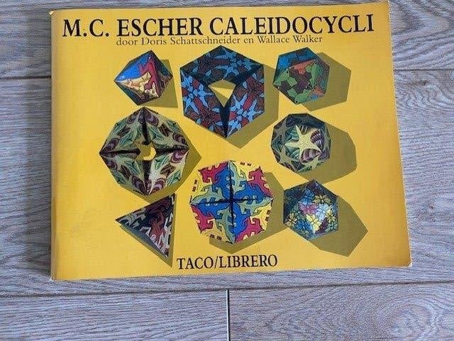 Boek:M.C.Escher Caleidocycli, D.Schattschneideer en W.Walker, Overige onderwerpen, Ophalen, Gelezen