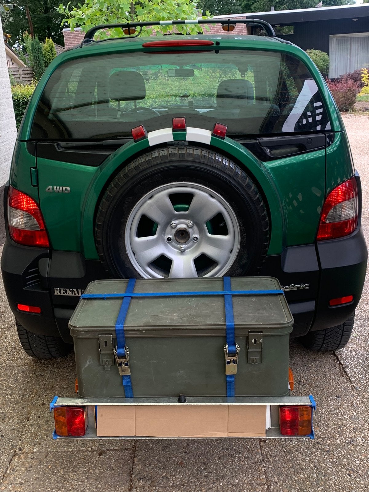 Kampeer Combinatie.Bagagebox, Bagage drager, Set Sjorriemen., Ophalen of Verzenden, Zo goed als nieuw