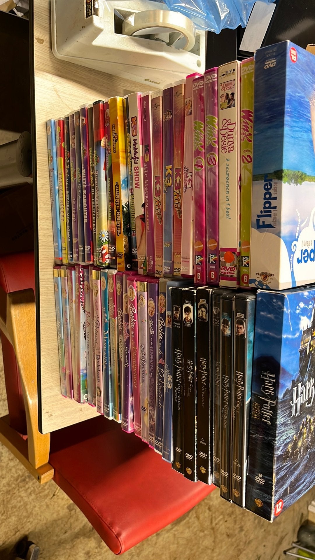 Grote partij kinder dvds, Alle leeftijden, Ophalen of Verzenden, Gebruikt, Overige genres