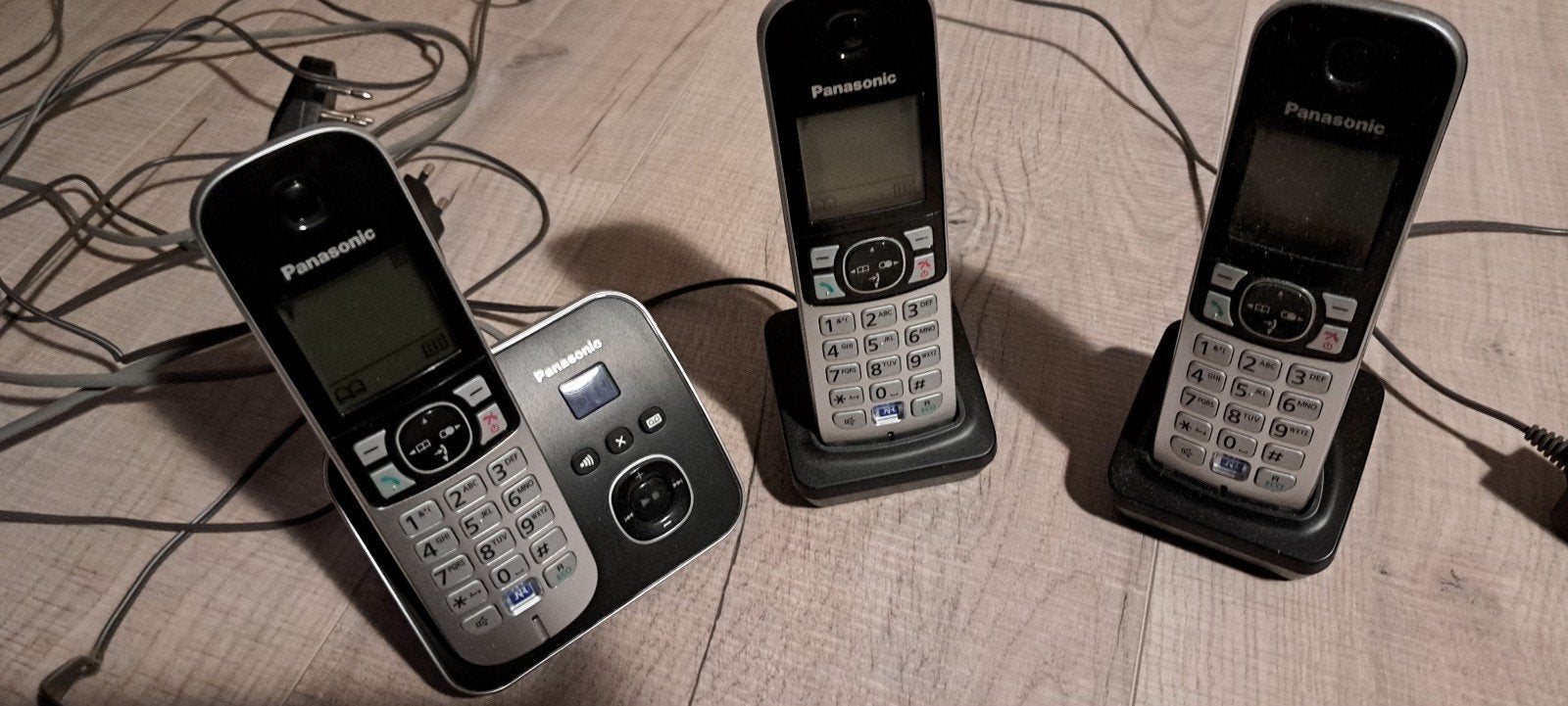 panasonic handsfree telefoonset, Telecommunicatie, Vaste telefoons | Handsets en Draadloos, Ophalen of Verzenden, Zo goed als nieuw