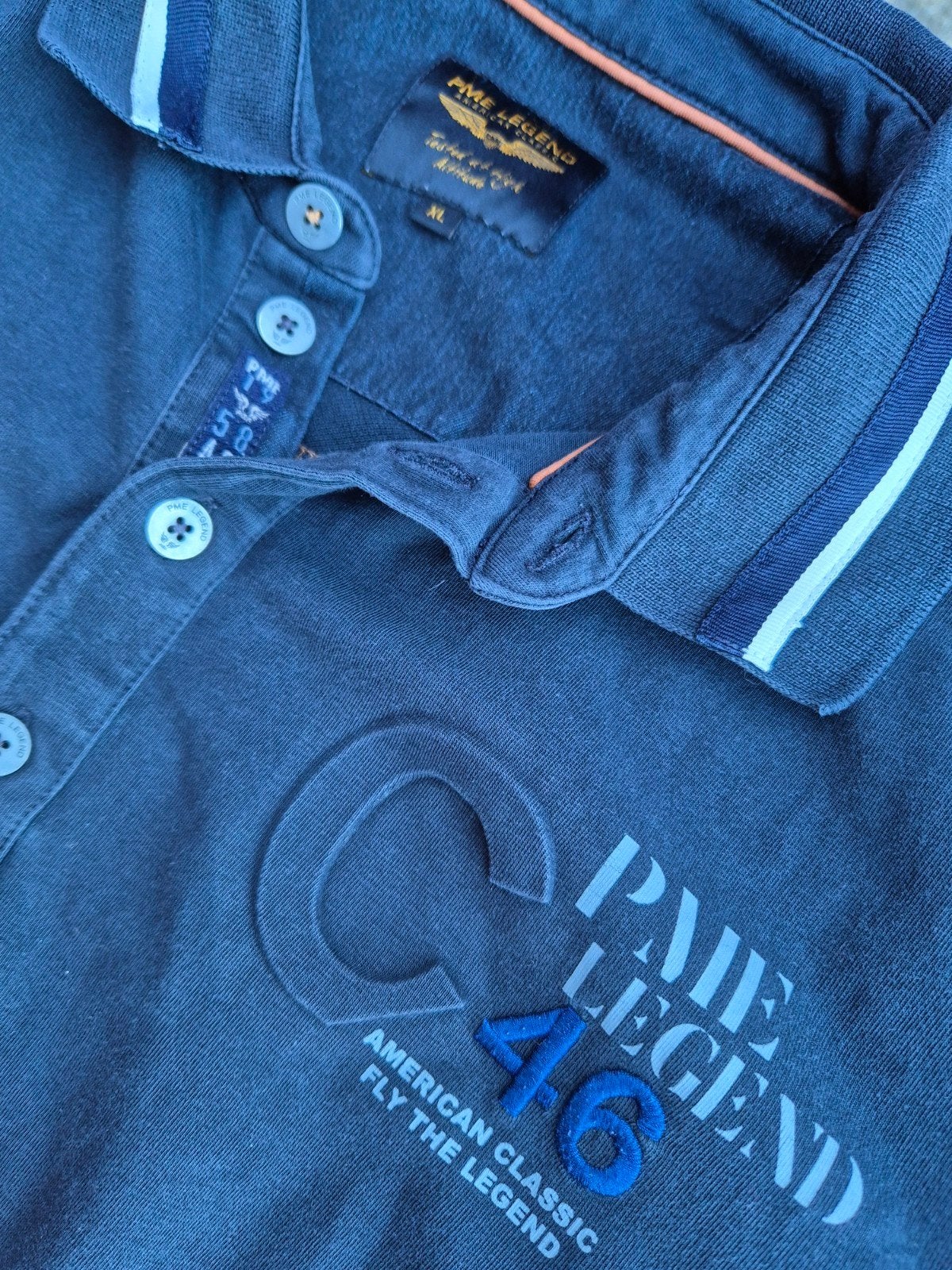 Pme Legend Pall Mall polo shirt Donkerblauw maat XL, Blauw, ., Maat 56/58 (XL), Ophalen of Verzenden