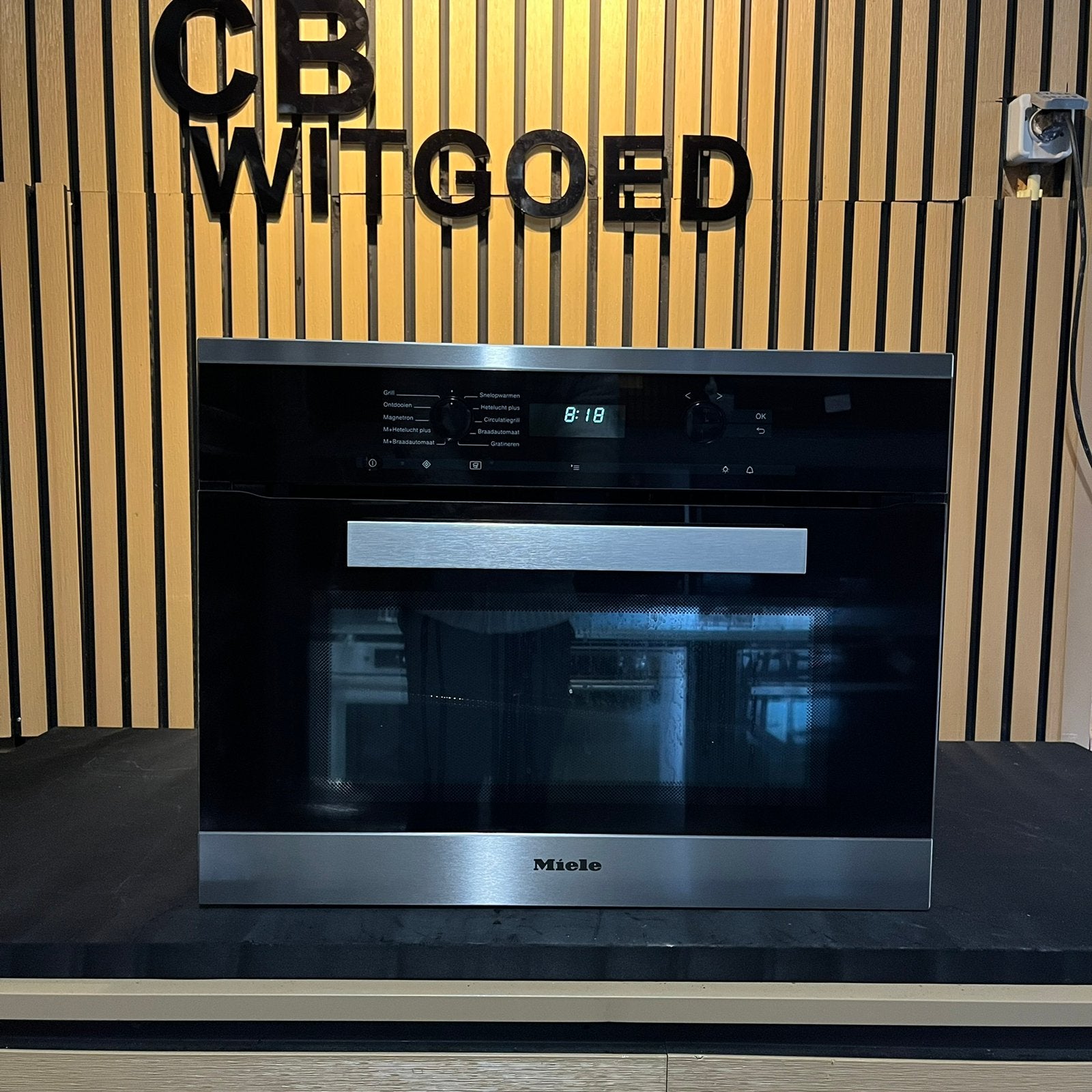 Zeer luxe Miele H6200BM Combi oven magnetron, Ophalen, 45 tot 50 cm, Gebruikt, 60 cm of meer