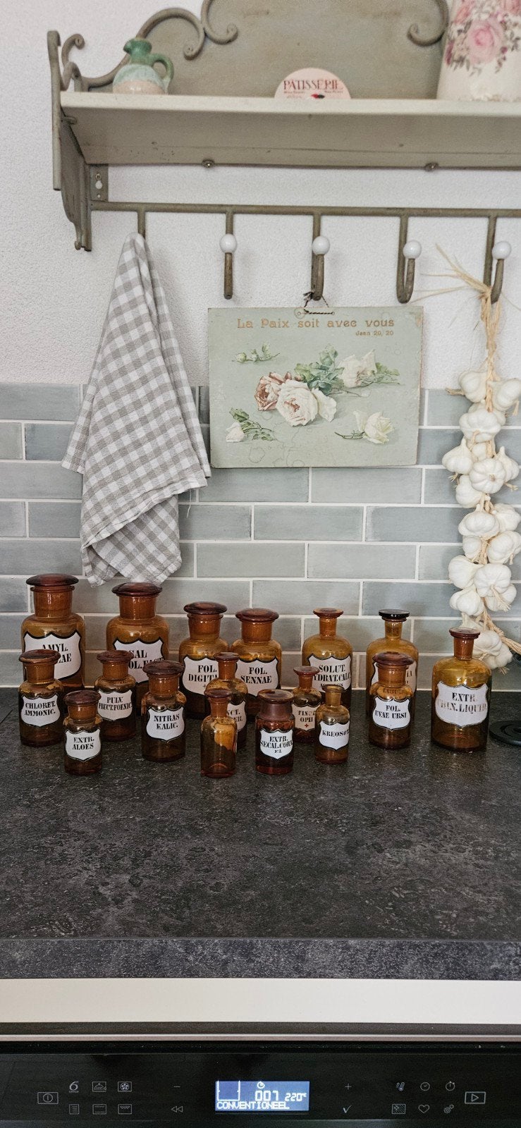 Set van 15 antieke apothekersflessen, Antiek en Kunst, Ophalen