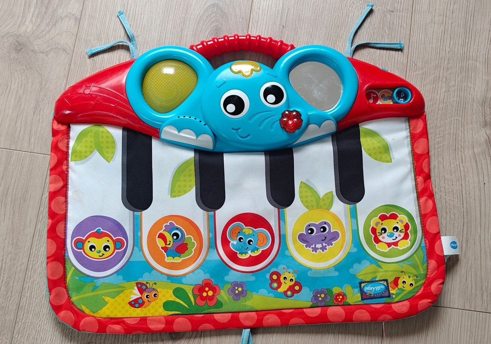 Playgro piano speelmat met dierengeluiden, Ophalen of Verzenden, Gebruikt, Speelkleed, Met licht
