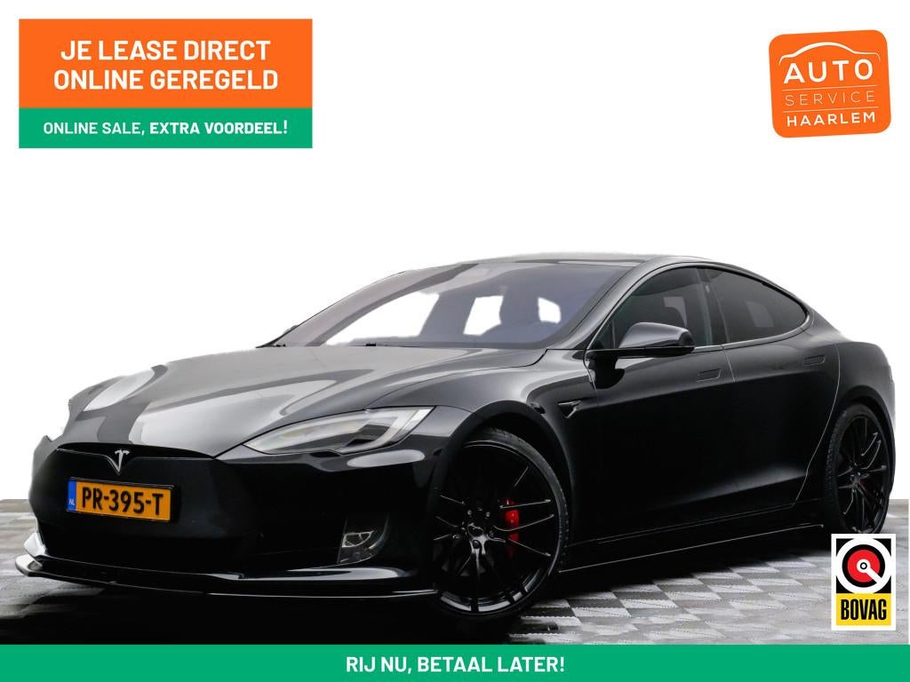 Tesla Model S 100D Ludicrous+ Performance 750pk/970nm AeroPa, Automaat, Model S, Zwart, Vierwielaandrijving