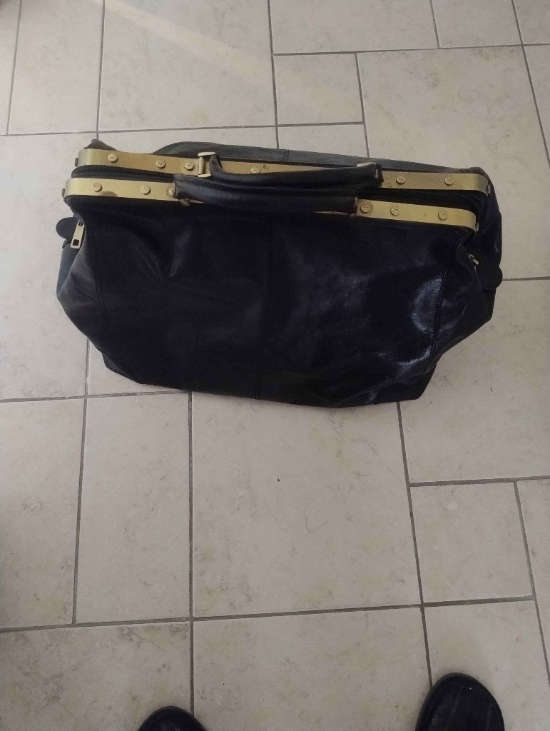 KATANA leren reistas, 40 tot 60 cm, 20 tot 30 cm, Bruin, Ophalen of Verzenden