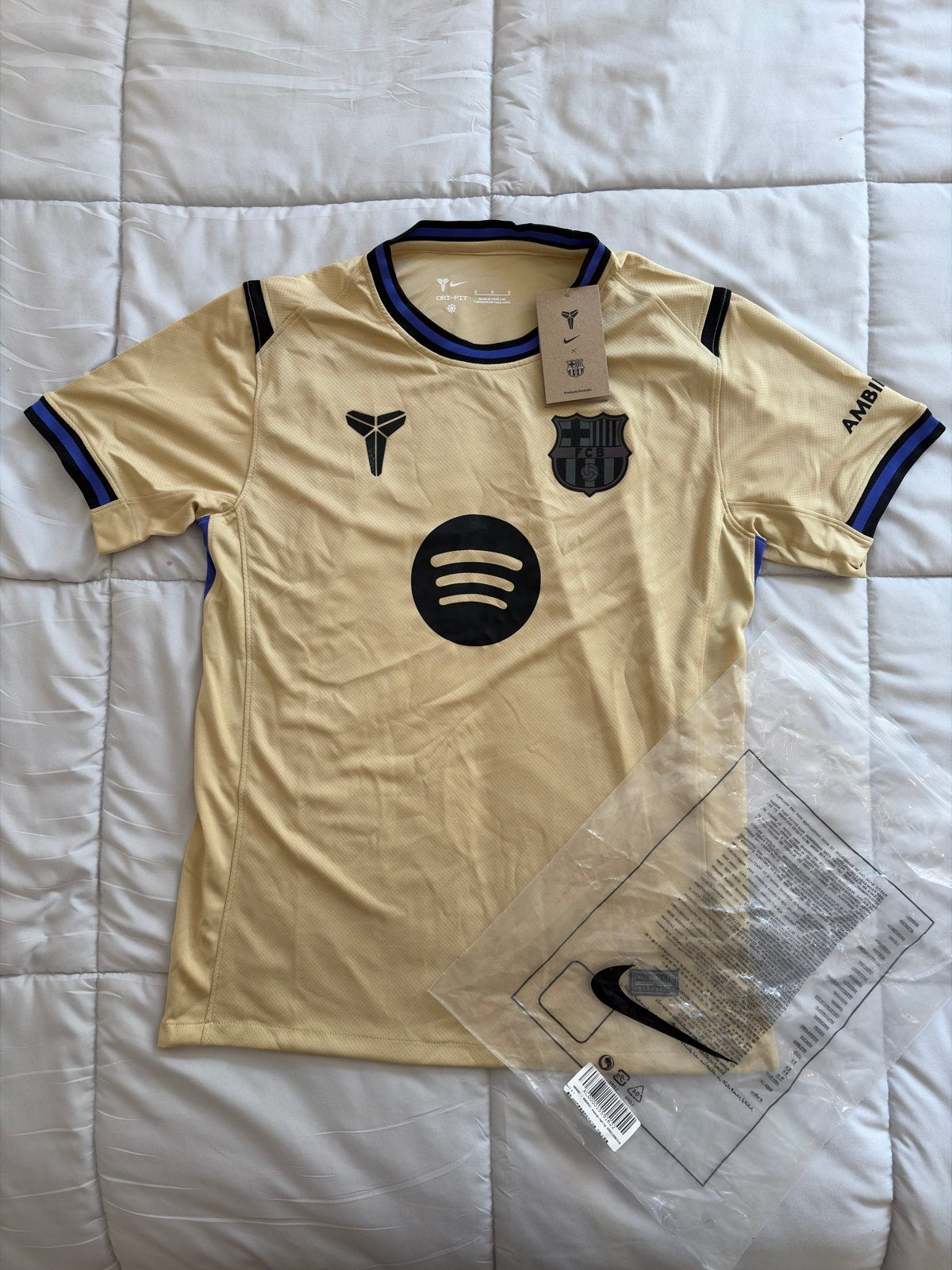 FC Barcelona voetbalshirt - Maat S, Verzenden, Beige, Nieuw, Voetbal