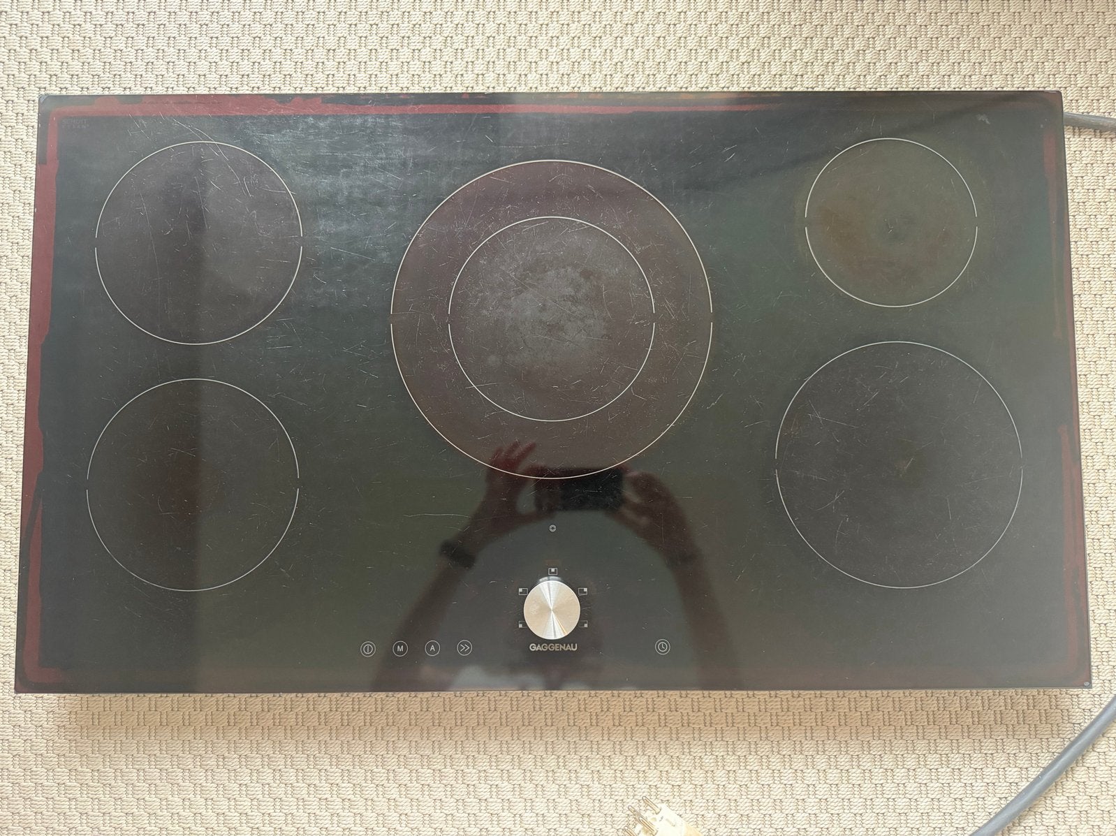 Gaggenau Inductiekookplaat - 5 Kookzones, Witgoed en Apparatuur, Ophalen, Gebruikt, Inbouw, Inductie