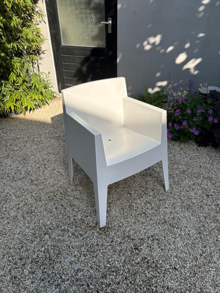 4 x Driade Toy tuinstoelen, Tuin en Terras, Tuinstoelen, Ophalen, Gebruikt, Kunststof, Stapelbaar