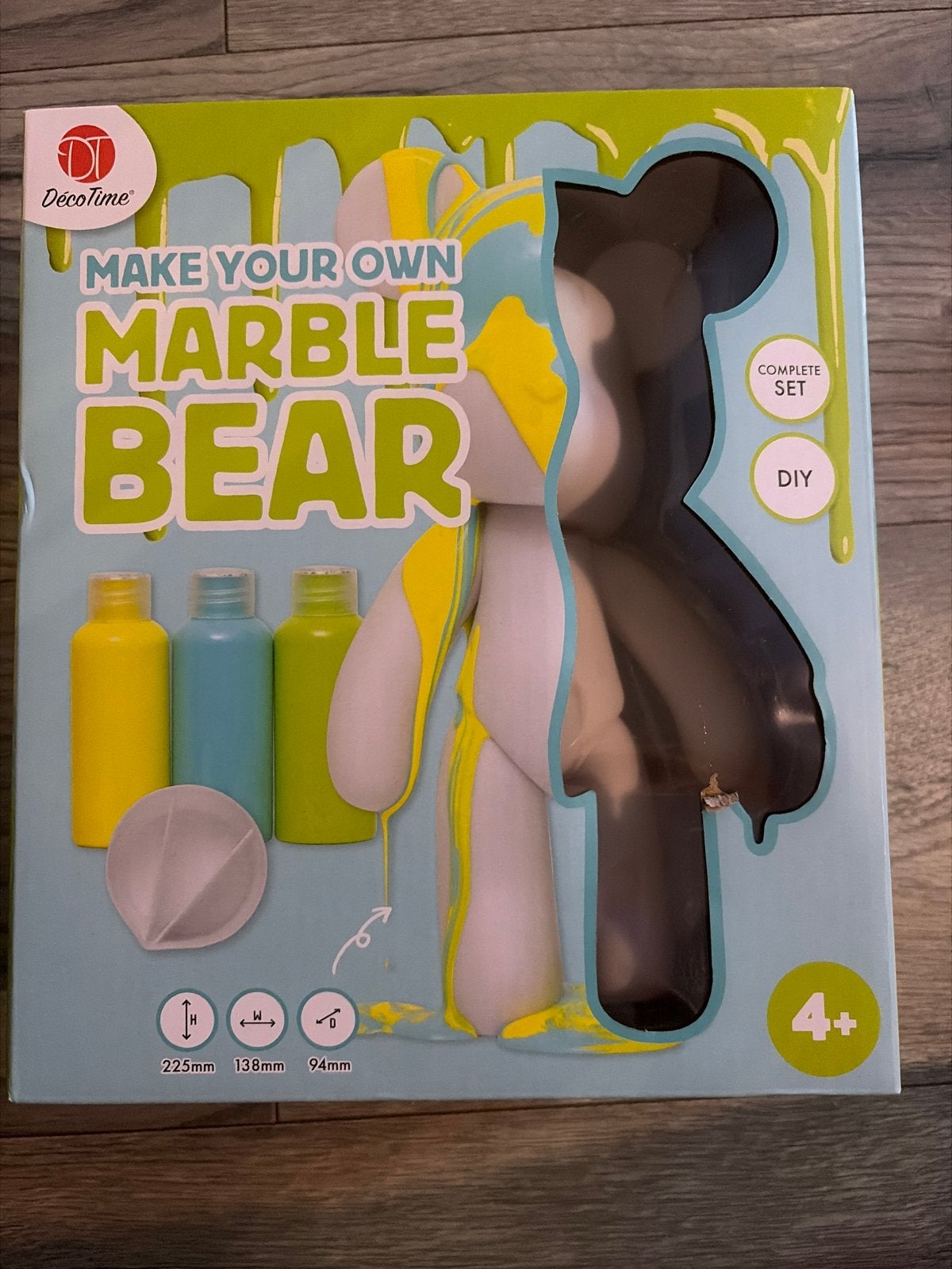DIY Marble Bear Knutselset - Maak je eigen kunstwerk, Overige thema's, Nieuw, Meerkleurig, Ophalen of Verzenden