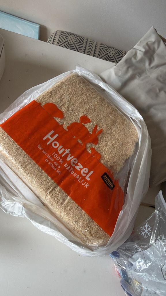 Houtvezel / zaagsel - gratis ophalen, Dieren en Toebehoren, Knaagdieren en Konijnen | Toebehoren, Ophalen, Verzorging