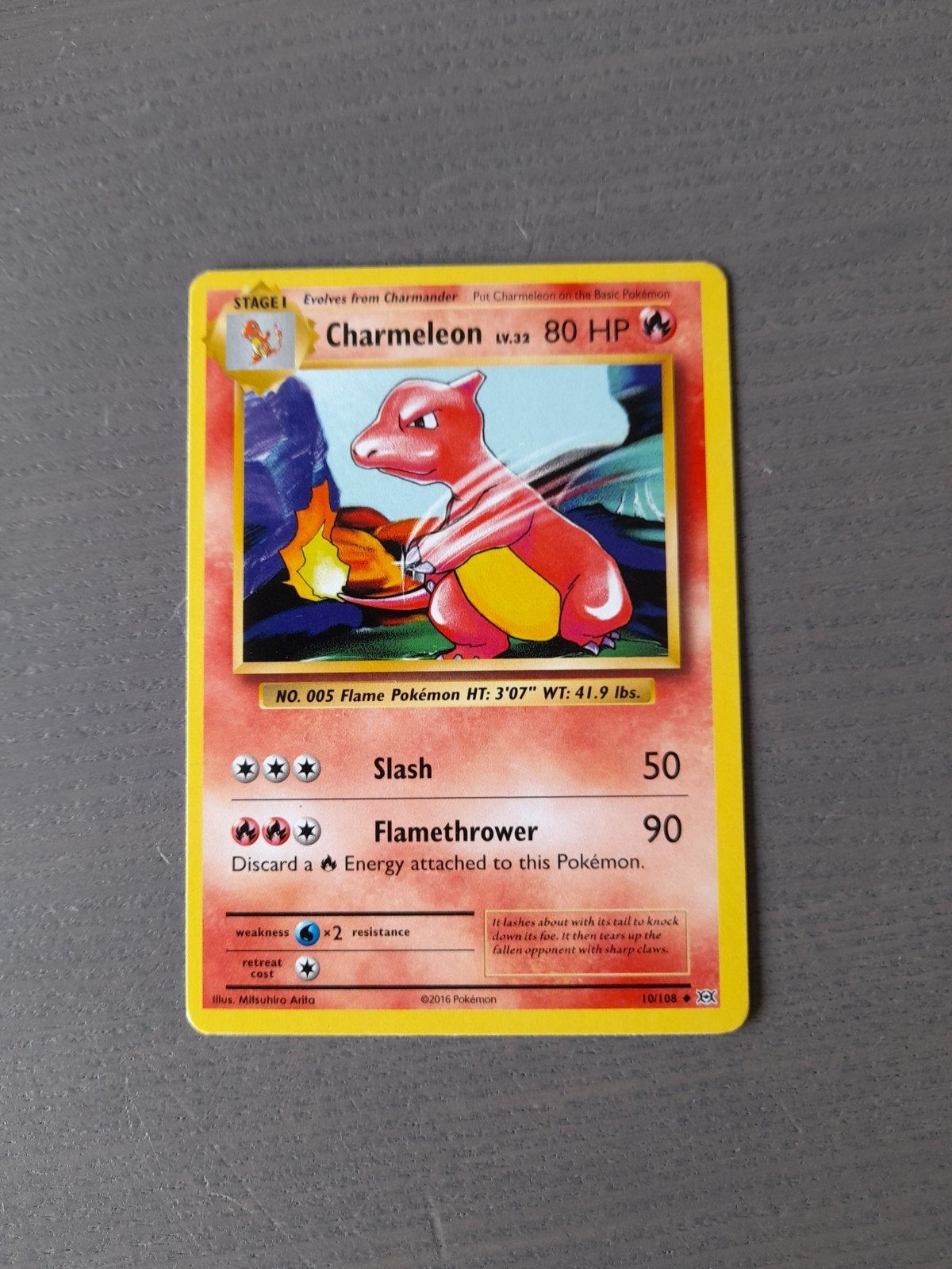 Evolutions 10/108 charmeleon, Hobby en Vrije tijd, Verzamelkaartspellen | Pokémon, Ophalen of Verzenden, Zo goed als nieuw, Losse kaart
