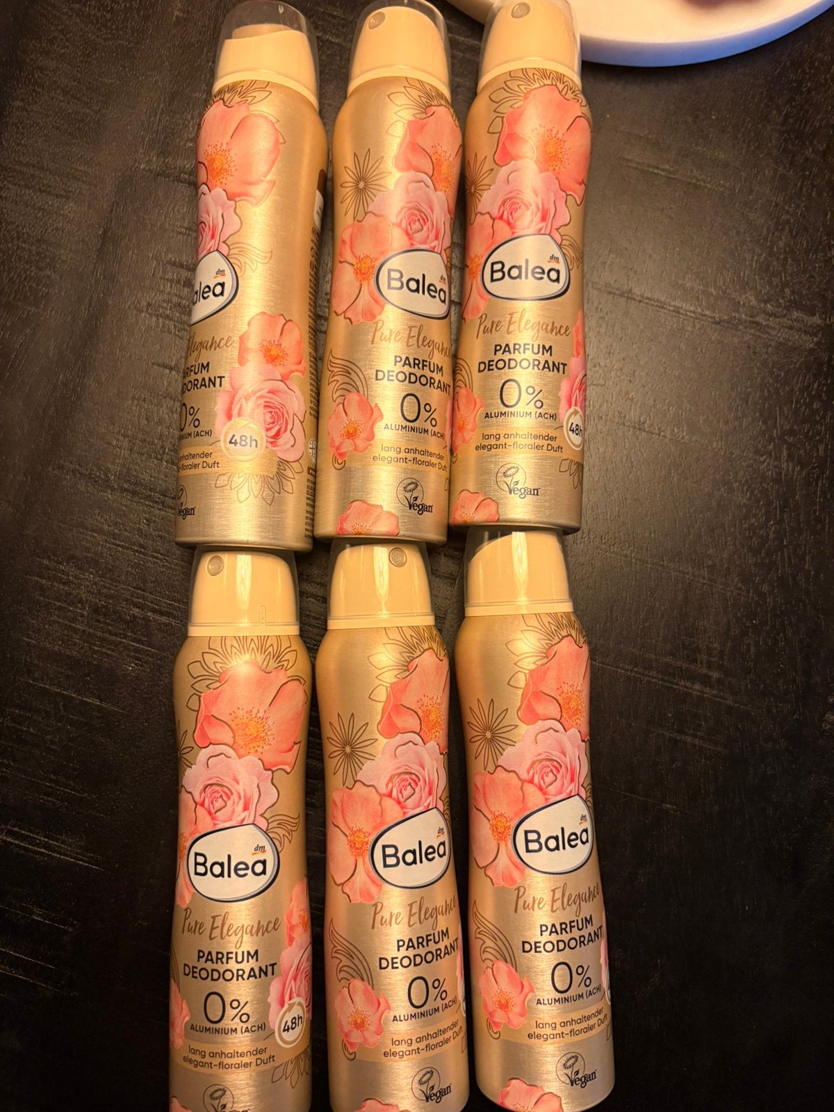 Deodorant pure elegant 6 stuks, Verzenden, Nieuw, Deodorant of Bodyspray