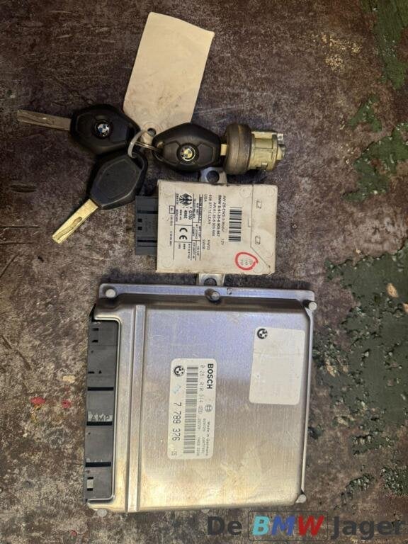 DDE module + EWS + sleutel  BMW X5 E53 E46 7789376, Auto-onderdelen, Gebruikt, Ophalen of Verzenden, BMW, BMW