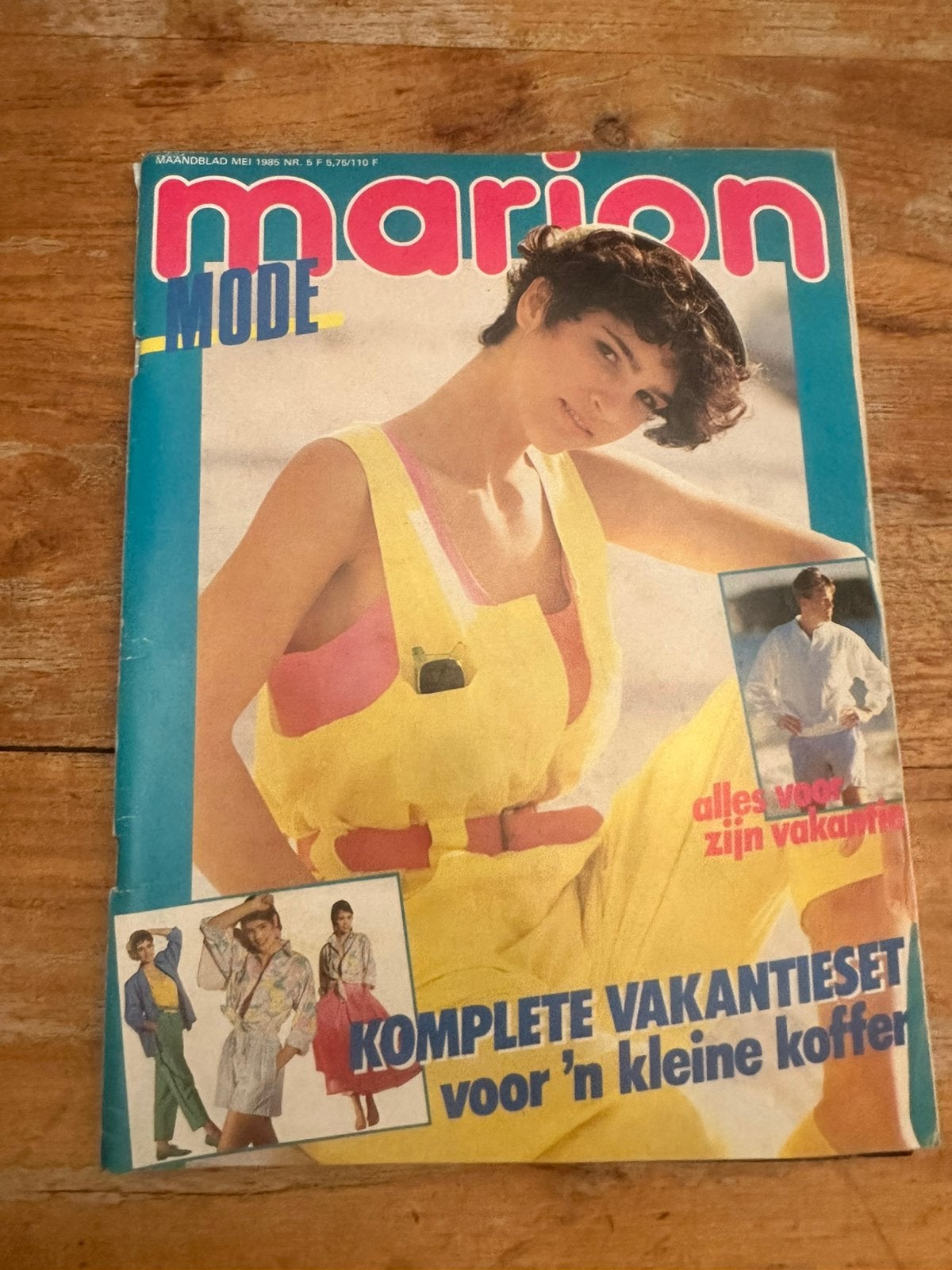 Vintage Marion Mode Maandblad Mei 1985  Nr. 5 Jaren 80 Retro, Marion, Vrouw, Ophalen of Verzenden, Overige typen