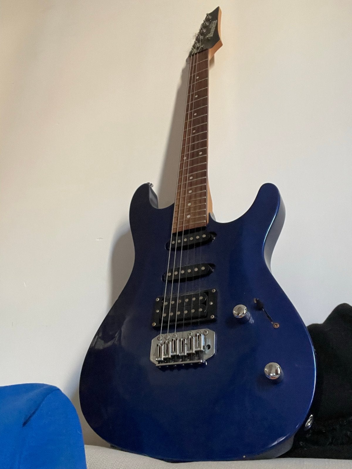 Ibanez Gio elektrische gitaar - Blauw, Ophalen of Verzenden, Gebruikt, Solid body, Ibanez