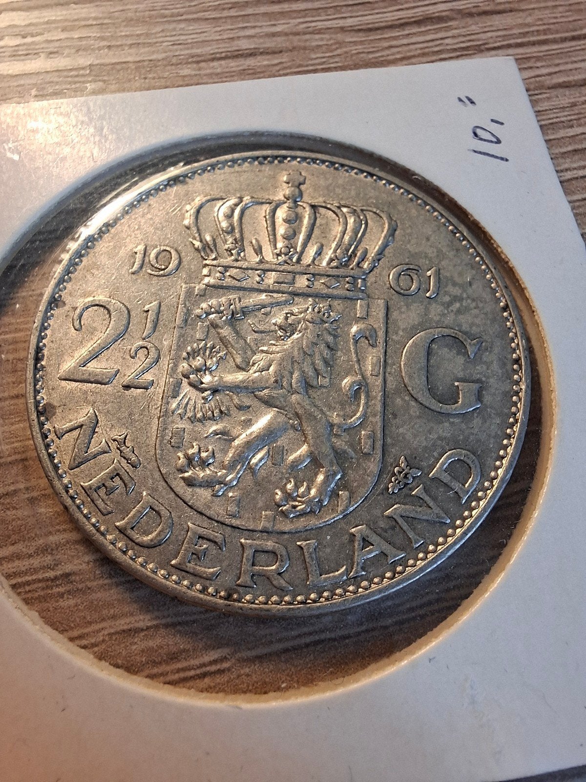 Rijksdaalder 1961 Juliana, Koningin Juliana, Zilver, Ophalen of Verzenden, Losse munt