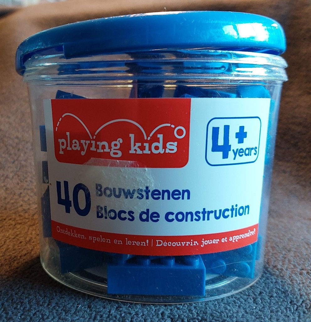 Playing kids, 40 Bouwstenen van Blox en Mayka toy block tape, Ophalen of Verzenden, Nieuw, Overige merken