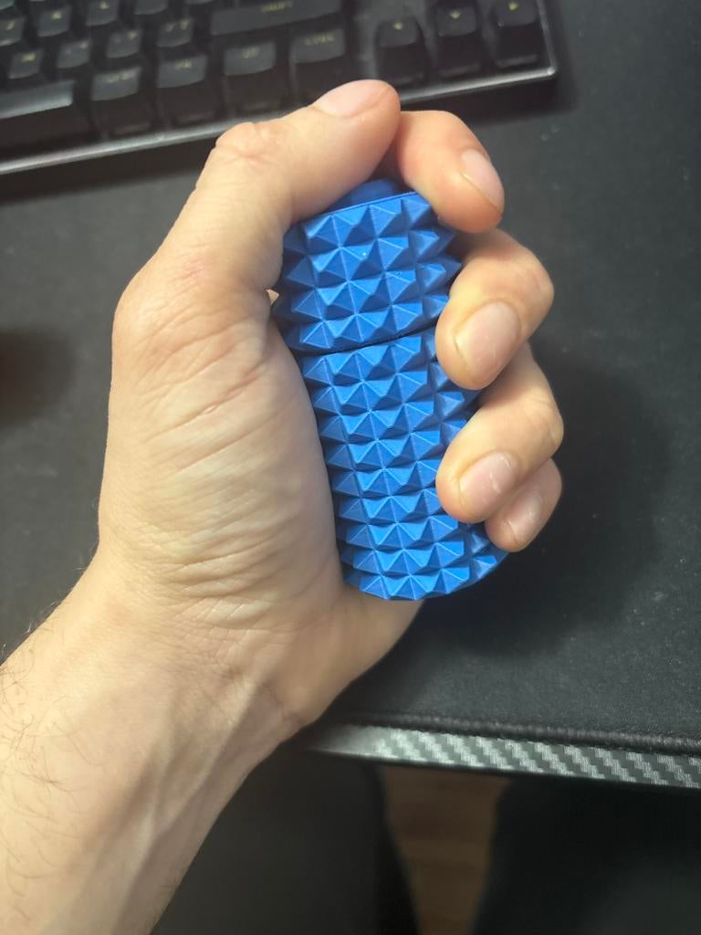 Handmassage roller - set van 2 (blauw en oranje), Ophalen of Verzenden, Nieuw, Apparaat
