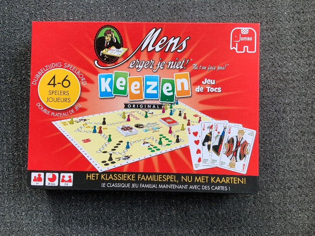 Mens erger je niet Keezen, Ophalen, Zo goed als nieuw