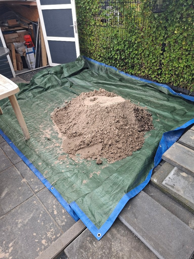 Geelzand (ophoogzand), Tuin en Terras, Ophalen, Zo goed als nieuw, Ophoogzand