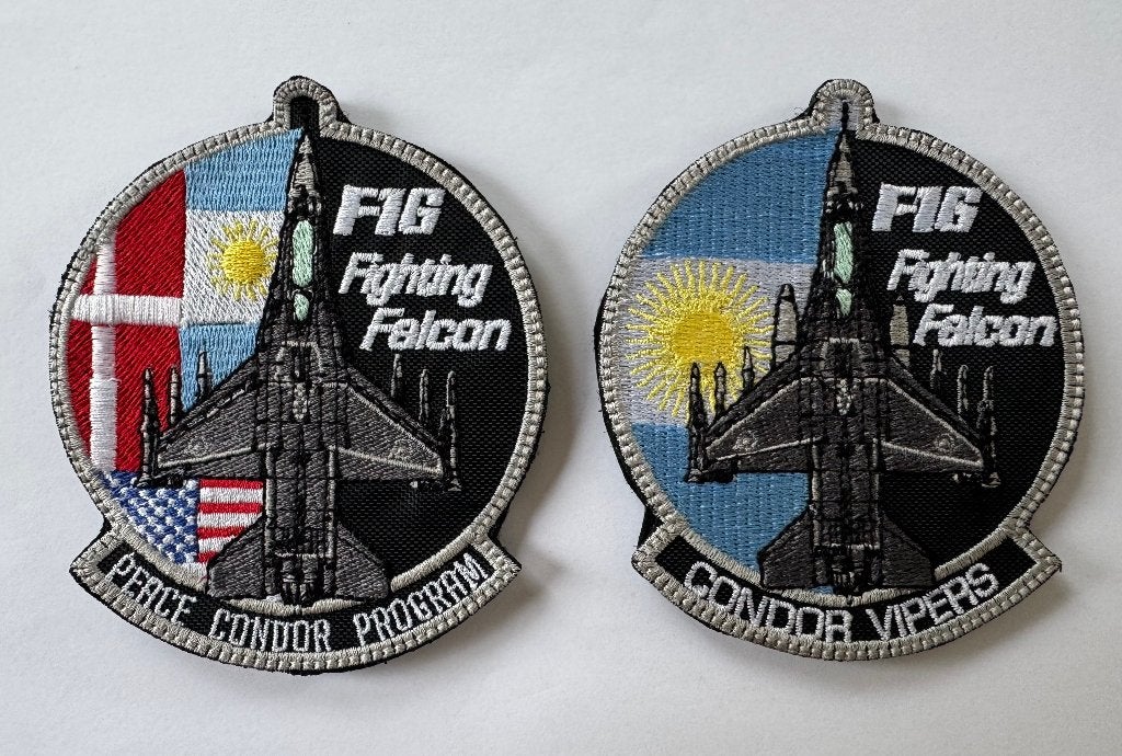F-16 Viper Condor, Ophalen of Verzenden, Luchtmacht, Nederland, Embleem of Badge