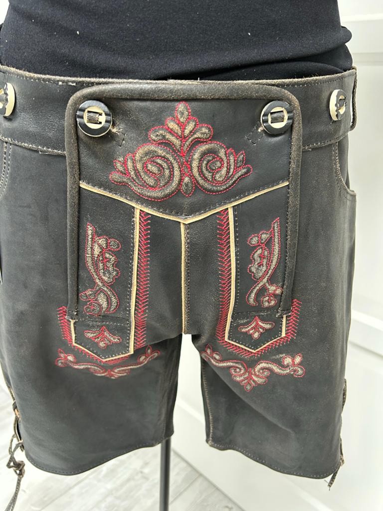 Lederhose met borduursel dames, Kleding | Dames, Carnavalskleding en Feestkleding, Nieuw, Kleding, Overige thema's, Maat 38/40 (M)