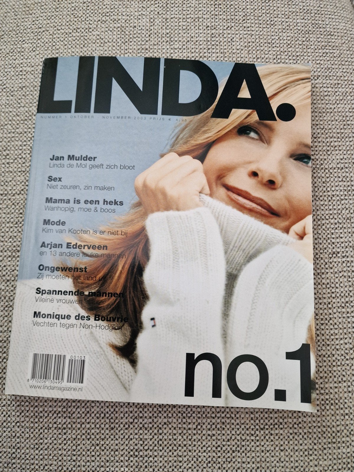 LINDA. magazine nummer 1 - oktober november 2003, Boeken, Ophalen of Verzenden, Zo goed als nieuw, Glossy