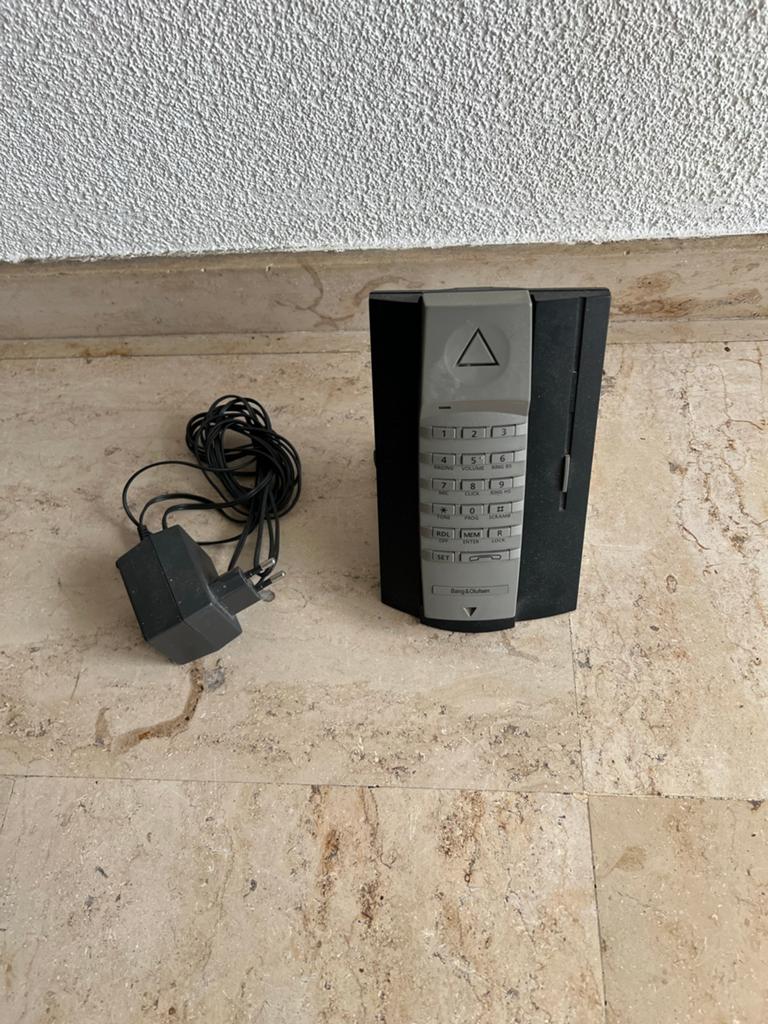 Bang & Olufsen Telefoon Zwart/Grijs met Snoer - Goede Staat, Ophalen of Verzenden, Gebruikt
