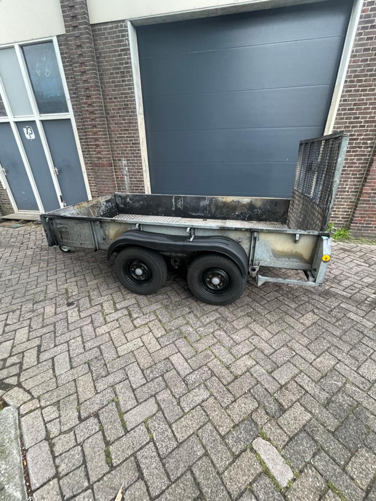 Ifor Williams Machinetransporter 2600kg - Veel vernieuwd!, Auto diversen, Aanhangers en Bagagewagens, Ophalen, Gebruikt