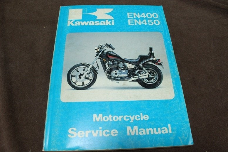 Kawasaki EN400 EN450 1985 - 1990 motorcycle service manual, Ophalen of Verzenden, Kawasaki
