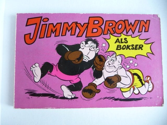 strip Jimmy Brown als bokser en SEMIC STRIP JIPPIE NR 3 1973, Gelezen, Verzenden, Meerdere stripboeken, ALBERT RIKMANS, SEMIC