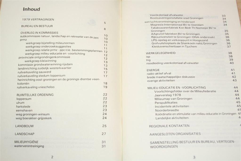 [Vintage] Jaarverslagen Milieufederatie Groningen 1979-1981, Ophalen of Verzenden, Gelezen